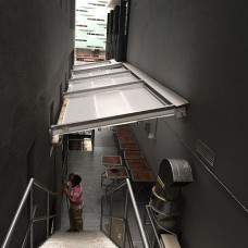 Motorized Tension Loop Blind - Transit Hotel